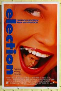 v383 ELECTION DS one-sheet movie poster '99 Broderick, Reese Witherspoon