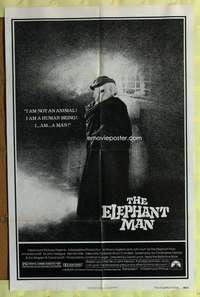 v130 ELEPHANT MAN one-sheet movie poster '80 Anthony Hopkins, David Lynch