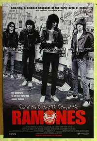 v385 END OF THE CENTURY: THE STORY OF THE RAMONES one-sheet movie poster '03