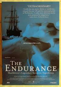 v386 ENDURANCE one-sheet movie poster '00 Ernest Shackleton, Antarctica!