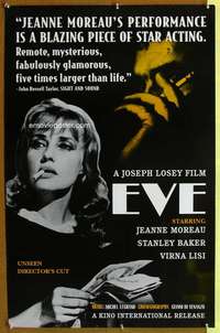 v265 EVA special 22x34 movie poster R2000 sexy Jeanne Moreau!