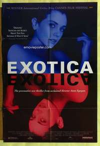v132 EXOTICA one-sheet movie poster '95 Atom Egoyan, nightclub sex!