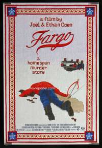 v395 FARGO one-sheet movie poster '96 Coen brothers, great image!