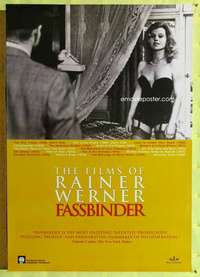 v403 FILMS OF RAINER WERNER FASSBINDER one-sheet movie poster '95 his best!