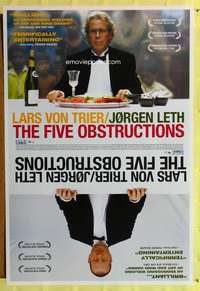 v406 FIVE OBSTRUCTIONS one-sheet movie poster '03 Lars von Trier