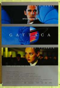 v415 GATTACA DS one-sheet movie poster '97 Ethan Hawke, Jude Law, Thurman