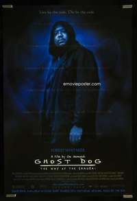 v417 GHOST DOG DS advance one-sheet movie poster '99 Jim Jarmusch, Whitaker
