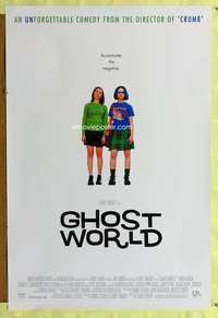 v418 GHOST WORLD one-sheet movie poster '01 Thora Birch, Terry Zwigoff