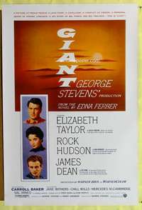 v419 GIANT DS one-sheet movie poster R2005 James Dean, Liz Taylor, Hudson