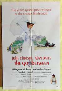 v137 GO BETWEEN one-sheet movie poster '71 Julie Christie, Joseph Losey