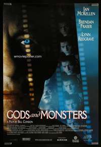 v423 GODS & MONSTERS one-sheet movie poster '98 James Whale biography!
