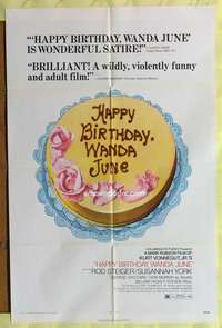 v144 HAPPY BIRTHDAY WANDA JUNE one-sheet movie poster '71 Kurt Vonnegut