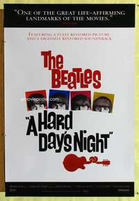 v430 HARD DAY'S NIGHT one-sheet movie poster R99 The Beatles, rock & roll!