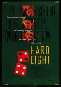 v431 HARD EIGHT one-sheet movie poster '96 Paul Thomas Andersen, gambling!