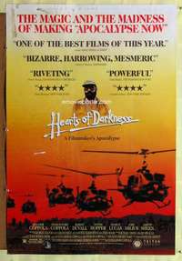 v434 HEARTS OF DARKNESS one-sheet movie poster '91 Coppola, Apocalypse Now!
