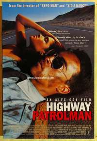 v440 HIGHWAY PATROLMAN one-sheet movie poster '92 El Patrullero, Alex Cox