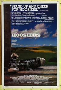 v443 HOOSIERS one-sheet movie poster '86 best basketball movie ever!