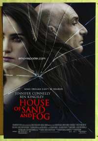 v447 HOUSE OF SAND & FOG DS one-sheet movie poster '03 Connelly, Kingsley