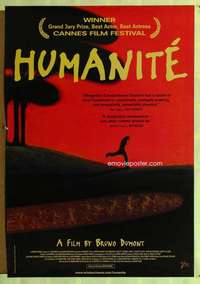 v449 HUMANITE one-sheet movie poster '99 Bruno Dumont, French!