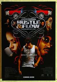 v450 HUSTLE & FLOW DS advance one-sheet movie poster '05 Ludacris