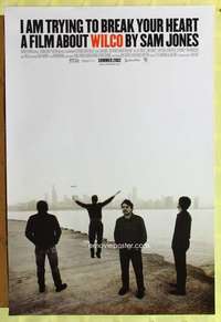 v451 I AM TRYING TO BREAK YOUR HEART advance one-sheet movie poster '02 Wilco