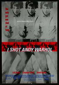 v452 I SHOT ANDY WARHOL one-sheet movie poster '96 Lili Taylor, Harris