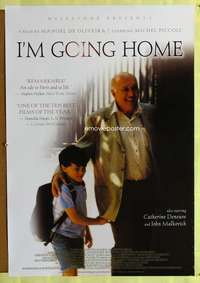 v454 I'M GOING HOME one-sheet movie poster ''01 Manoel de Oliveira