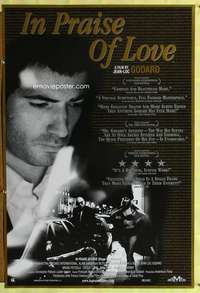 v456 IN PRAISE OF LOVE DS one-sheet movie poster '01 Jean-Luc Godard, French