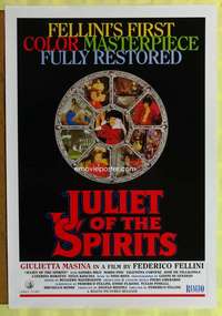 v466 JULIET OF THE SPIRITS one-sheet movie poster R2001 Federico Fellini