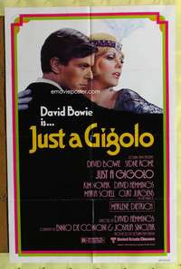 v154 JUST A GIGOLO one-sheet movie poster '81 David Bowie, David Hemmings