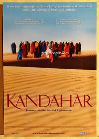 v469 KANDAHAR DS one-sheet movie poster '01 Mohsen Makhmalbaf, Iranian!