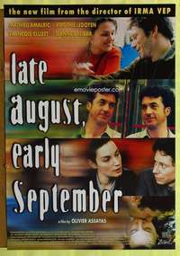 v481 LATE AUGUST, EARLY SEPTEMBER one-sheet movie poster '98 Oliver Assayas