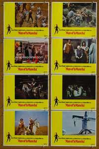 v079 MAN OF LA MANCHA 8 movie lobby cards '72 O'Toole, Sophia Loren