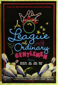 v483 LEAGUE OF ORDINARY GENTLEMEN one-sheet movie poster '04 pro bowling!