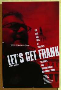 v273 LET'S GET FRANK special 24x36 movie poster '03 Barney Frank