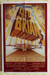 v167 LIFE OF BRIAN one-sheet movie poster '79 Monty Python, John Cleese