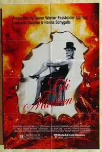 v168 LILI MARLEEN one-sheet movie poster '81 Rainer Werner Fassbinder