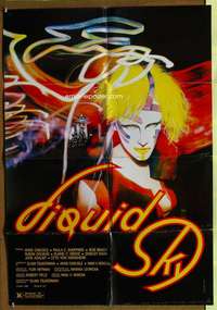 v169 LIQUID SKY one-sheet movie poster '82 Marina Levikova sci-fi art!