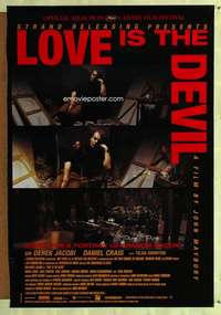 v498 LOVE IS THE DEVIL one-sheet movie poster '98 Derek Jacobi