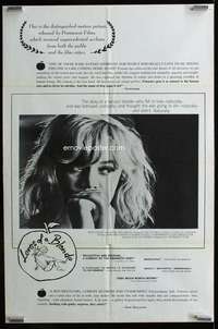 v175 LOVES OF A BLONDE one-sheet movie poster '65 Czech, Milos Forman