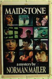 v503 MAIDSTONE teaser one-sheet movie poster '69 rare Norman Mailer!