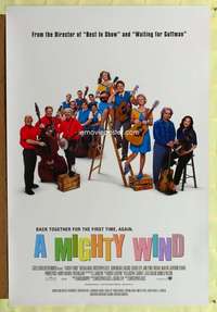 v510 MIGHTY WIND one-sheet movie poster '03 Christopher Guest, folk music!