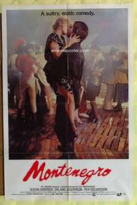 v191 MONTENEGRO one-sheet movie poster '81 Dusan Makavejev, Susan Anspach