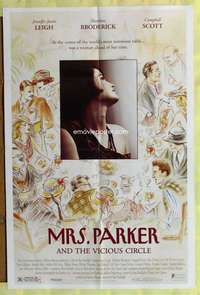 v192 MRS PARKER & THE VICIOUS CIRCLE one-sheet movie poster '94 Leigh