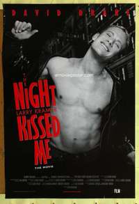 v524 NIGHT LARRY KRAMER KISSED ME one-sheet movie poster '00 Tim Kirkman