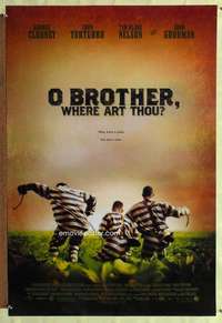 v530 O BROTHER WHERE ART THOU DS one-sheet movie poster '00 Coen Brothers