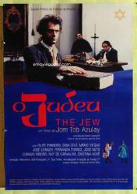 v274 O JUDEU THE JEW Brazilian 27x39 movie poster '96 Jom Tob Azulay