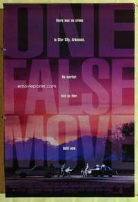 v533 ONE FALSE MOVE one-sheet movie poster '91 Bill Paxton, Carl Franklin