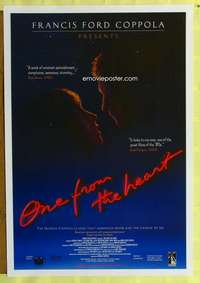 v534 ONE FROM THE HEART one-sheet movie poster R2003 Francis Ford Coppola