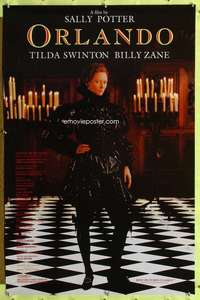v536 ORLANDO one-sheet movie poster '92 Tilda Swinton, Virginia Woolf